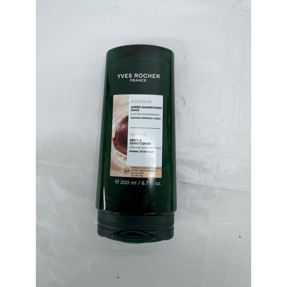 Yves Rocher Gentle Softness and Silkiness Conditioner Chestnut Milk 6.7 fl.oz.